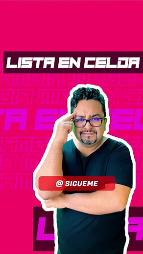 Cómo HACER una lista en una celda en Excel