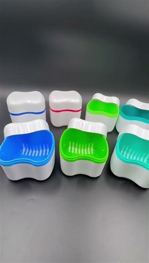 denture box appearance display #dentalcare #denturecare