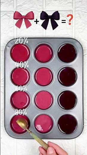 Magenta to Deep Purple: Exploring 4 Stunning Shades #colormixing #colormix #colorpalette #artshorts