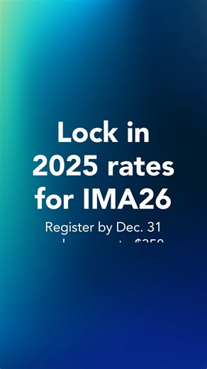 The clock is ticking on 2025 rates. ⏰ IMA’s Accounting & Finance Conference is the must-attend event where finance professionals don't just keep up—they get ahead. Join the IMA community for a dynamic experience built on: ✨ Learning that delivers future-ready skills ✨ Networking with peers and industry leaders ✨ Insights that strengthen your leadership capabilities Don't let your 2025 professional development budget expire. Register by Dec. 31 to lock in savings of up to $350. Register today👉 h