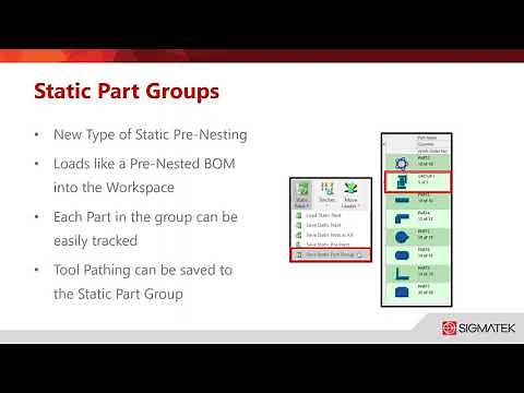 Webinar - New Features Highlight in SigmaNEST Version 20