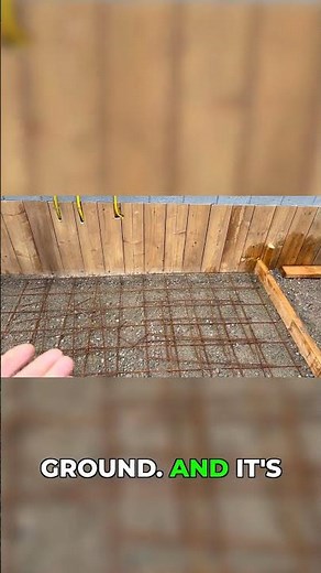 Don't pour concrete before watching this #shedbuild #foundation #diy