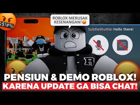 ROBLOX PLAYERS ARE RETIRING & DEMOTING!! DUE TO THIS UPDATE, WE CAN NO LONGER CHAT...