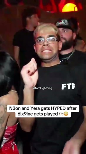 N3on and Yera gets HYPED after 6ix9ine gets played 👀😳 #n3on #yera #6ix9ine @YeraOfficial