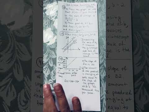 Section 2.5 Linear functions and models