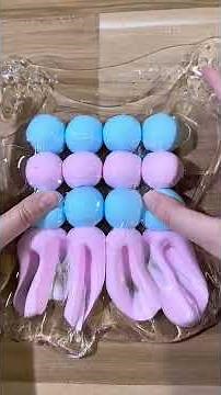 蓝粉色粘土球混软玻璃！ #老铁梨园 #百姓小戏台 #戏曲万人云合唱 #老铁国庆来整活