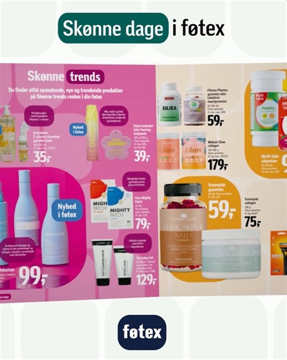 Oplev skønne dage i føtex ✨ Prøv nye favoritter og trendy nyheder eller de gode klassikere, du altid kan regne med. Husk også, at du kan finde et stort udvalg på føtex.dk. Vi ses i føtex 💙 REKLAME. | føtex