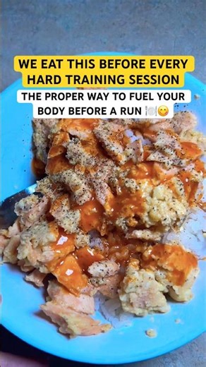 This pre-run meal saved our training session #runnersofTikTok #fueling #twins