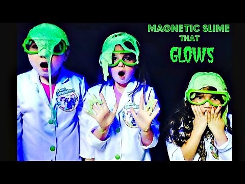 How to Make Magnetic Slime - Science Experiment for Kids