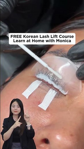 FREE Live Korean Lash Lift Course | Learn at Home with Monica