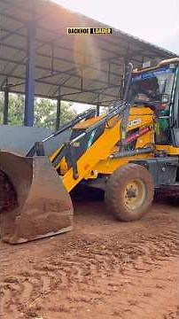 JCB 3dx plus backhoe loader working