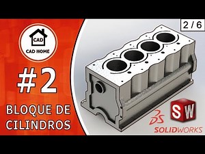 2. Cylinder Block Part 1 - Solidworks
