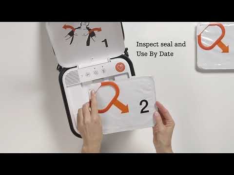 Lifepak CR2 Maintaining Readiness if beeping and how to change battery and pads