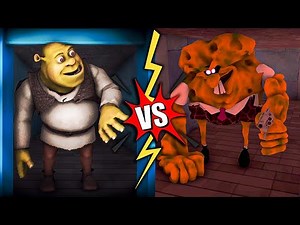 WHO WINS IN A FIGHT SPONGEBOB vs SHREK..!😱