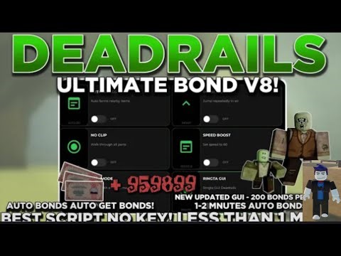 [NEW] Dead Rails Auto Bonds Script OP (AUTO BOND V8!) | INSTANT BONDS 15K+ BONDS! NO KEY BEST 2026