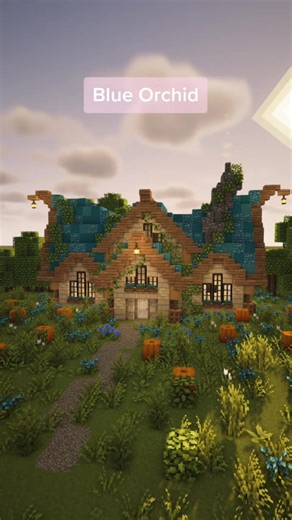 Misty Blue Orchid: The Jewel of Minecraft Flora