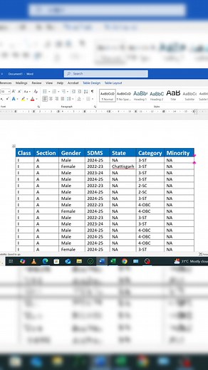 43K views · 373 reactions | #MSWordTips #TableHeaders...