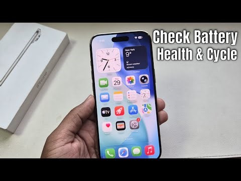 iPhone 17 Air/Pro/Max: How to check iphone battery health and cycle