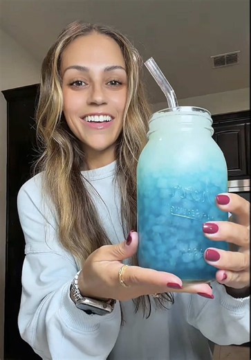 Officially in my loaded tea era! 🩵 Recipe cred: @Iamalysia @Waka Coffee & Tea #loadedtea #loadedteasathome #loadedteasoftiktok #drinks #fyp