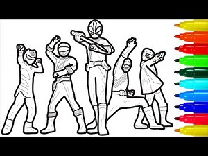 Power Rangers Super Megaforce Coloring Pages