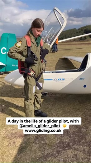 15K views · 869 reactions | A day in the life of a glider pilot, with @amelia_glider_pilot ☀️  Head to www.gliding.co.uk | Gliding | Facebook