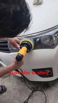 Lights polishing #viral #automobile #carrestorationproject #howto #mechanic #diy #corolla #toyota #1