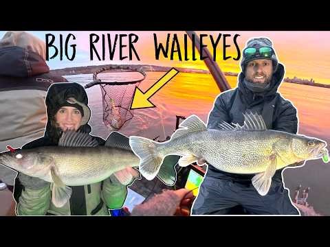 Walleye Fishing SECRET for BIG Spring Walleyes in RIVERS!