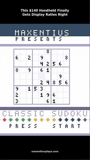 This $140 Handheld Finally Gets Display Ratios Right