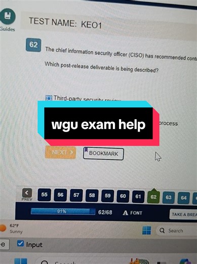 WGU proctored exams on Guardian browser,I will help you pass #passwguexams #wgunightowl #wguhelp #wgutesthelp #onlinehomework #wguexam #onlineschool