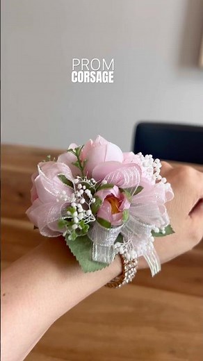 How to make a Prom 🌸Wedding Corsage | Watch full video Step by Step tutorial for beginners