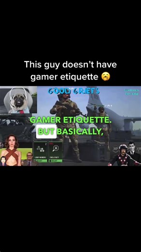 This guy doesn't have gamer etiquette