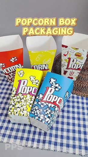 High Quality Popcorn Box Packaging for Small Businesses
