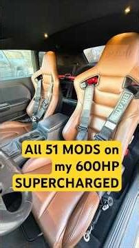 51 Supercharged Mods to My Boosted Challenger… How much did I spend? #challenger #supercharged
