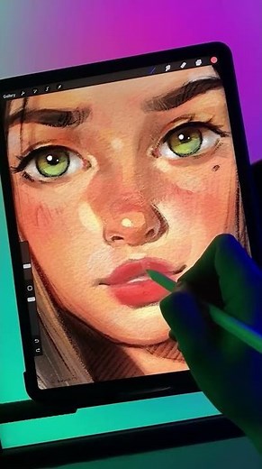 Drawing Lips tutorial - Procreate - avvart