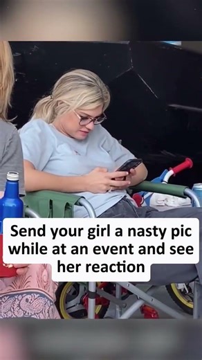 Send a hot text message to your wife in front of your family#couple #Love #husbandandwife #wife