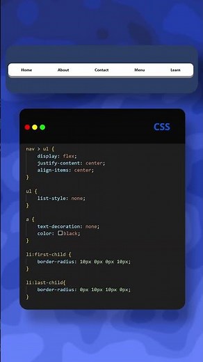 How to Make a Cool Navigation Bar in 20 Seconds!