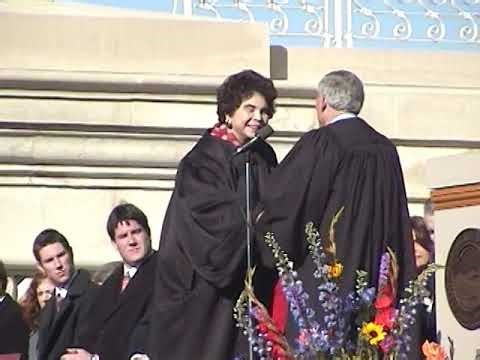 2003 Kansas Governor Kathleen Sebelius Inauguration and speech - January 13, 2003