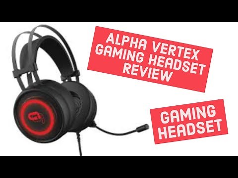 Tzumi Alpha Vertex/Titan Gaming Headset (Review) LED Headset Alpha Headset review