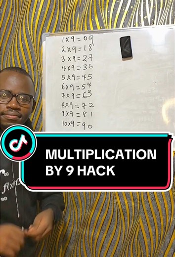 Multiplication by 9 Tip: Quick Math Trick