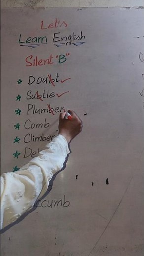 Let's Learn English | 10 Words with Silent "B" |Improve Your Pronunciation #SilentB #EnglishLearning