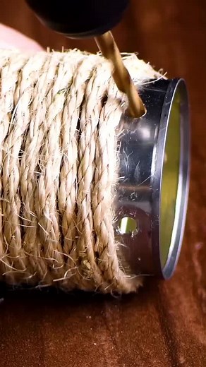 #Upcycle your old cans into this cool craft! #HomeDecor #learnontiktok #tiktokpartner