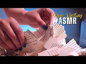 ASMR Paper Rustling Sounds • One Hour • No Talking