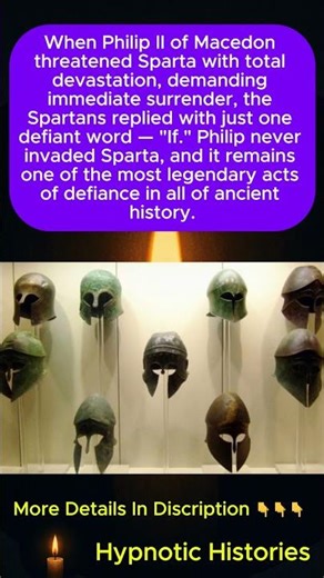 Sparta's One-Word Reply That Stopped an Entire Army ⚔️😲