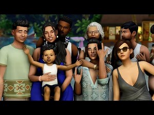 Finally creating a family tree for my biggest Sims family :)