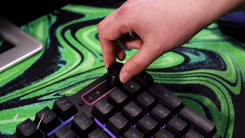 NPET S21PRO Wireless Gaming Keyboard and Mouse Combo, LED Backlit Rechargeable 3500mAh Battery, Mechanical Feel Anti-ghosting Keyboard + 7D 3200 Mice for PC Gamer（USB Receiver is Under The Mouse）