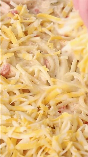 Rotel Chicken Spaghetti https://thefeatherednester.com/chicken-spaghetti/