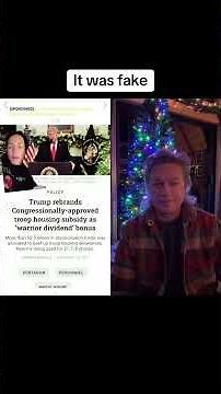 It Was Fake #duet #trump #maga #bonus #military #soldiers #1776 #grifter #fake #liar #grifter #idiot