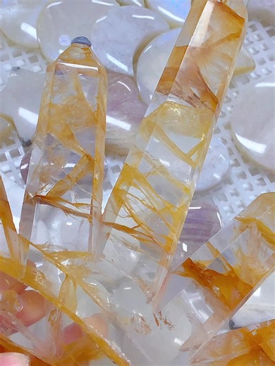 Golden healer mountain towers #crystal#crystals#quartz#crystalshop#crystalenergy