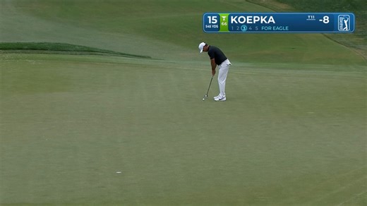 Brooks Koepka sinks 39-foot eagle putt en route to 64 at ONEflight Myrtle