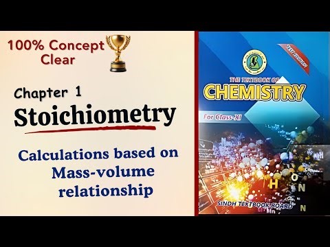 Mass volume relationship | Chapter 1 | Sindh Board | Class 11 | Chemistry